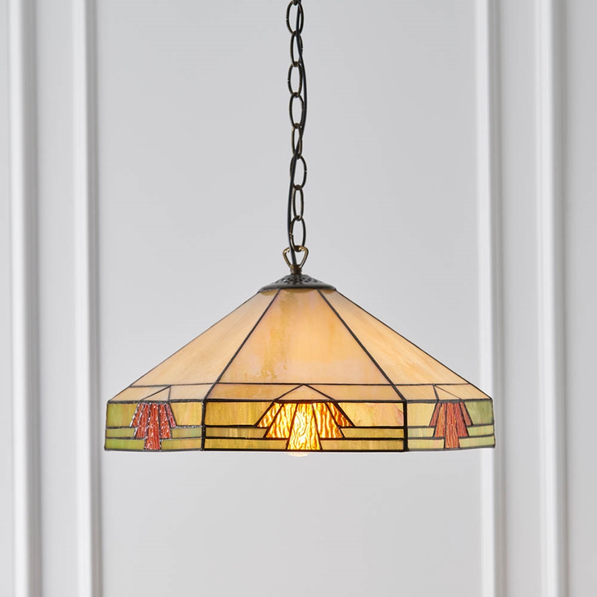 Endon 64285 - Hanglamp aan een ketting NEVADA 1xE27/60W/230V diameter 35 cm