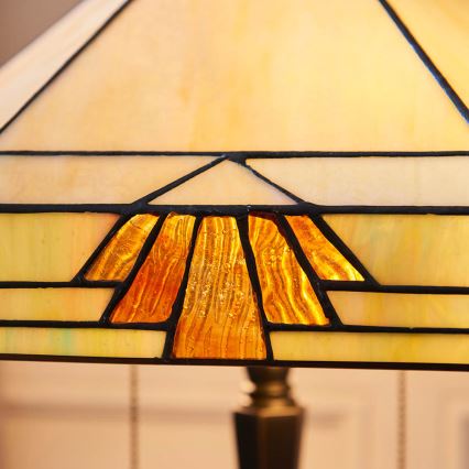 Endon 64286 - Tafellamp NEVADA 2xE27/60W/230V diameter 40 cm