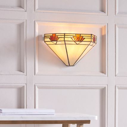 Endon 64288 - Wandlamp Tiffany NEVADA 1xE14/40W/230V
