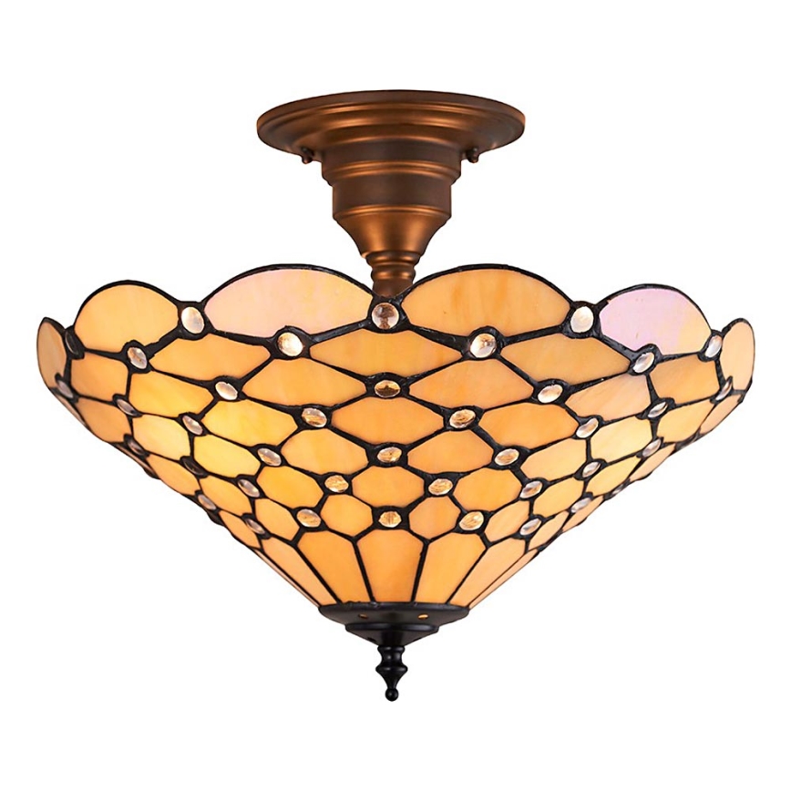 Endon 64300 - Bevestigde hanglamp PEARL 3xE27/60W/230V diameter 37 cm