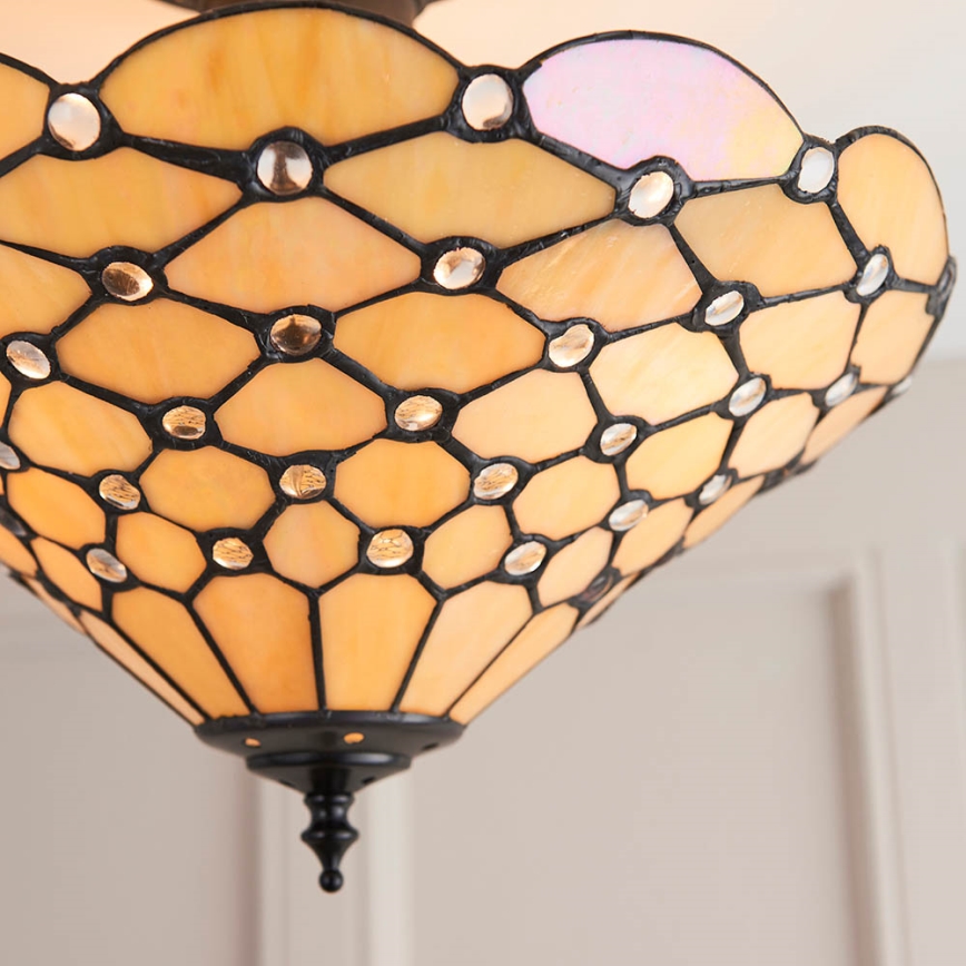 Endon 64300 - Bevestigde hanglamp PEARL 3xE27/60W/230V diameter 37 cm