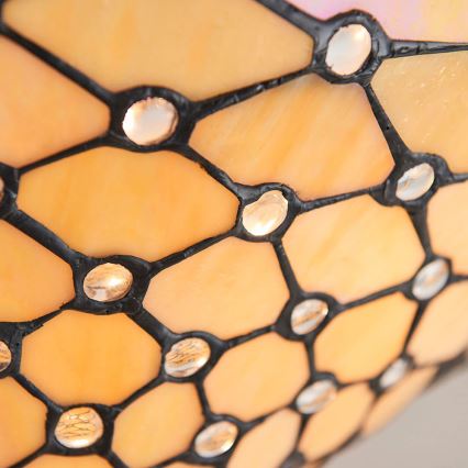 Endon 64300 - Lustre plafonnier Tiffany PEARL 3xE27/60W/230V Ø 37 cm