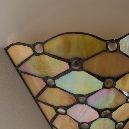 Endon 64302 - Wandlamp Tiffany PEARL 1xE14/40W/230V