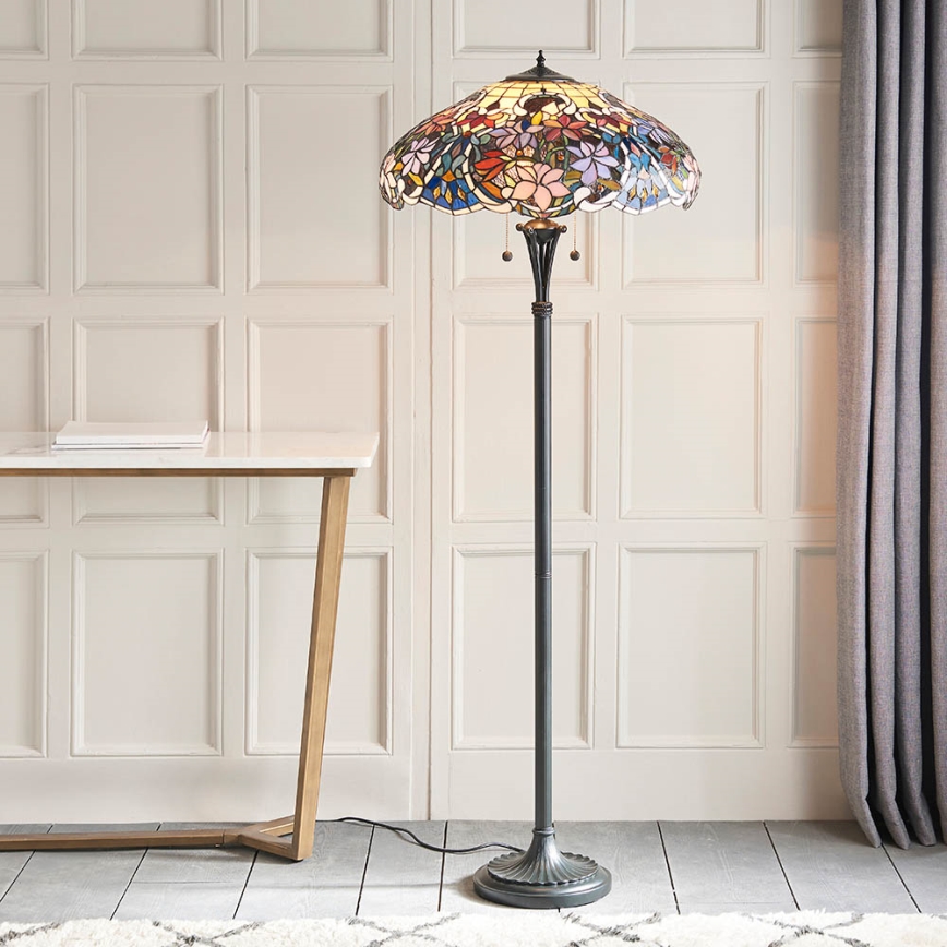 Endon 64323 - Lampadaire SULLIVAN 2xE27/60W/230V, diamètre 56 cm