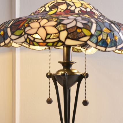 Endon 64326 - Lampe de table SULLIVAN 2xE27/60W/230V d. 40 cm