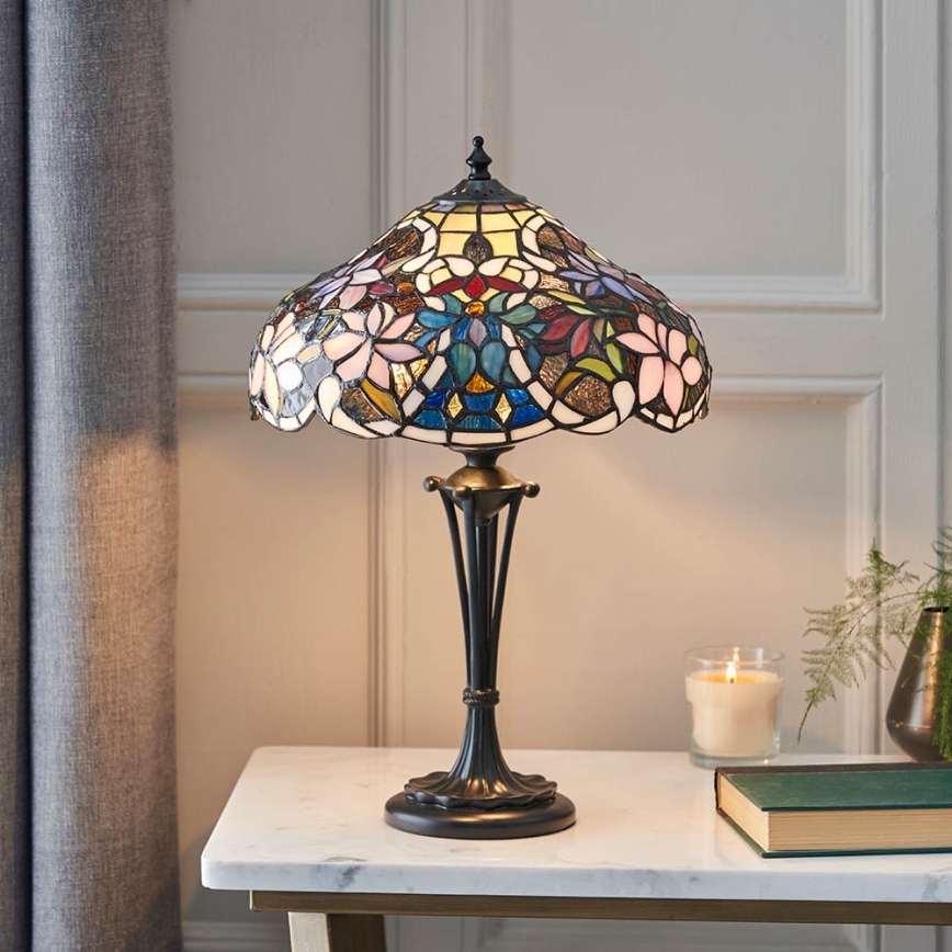 Endon 64327 - Lampe de table SULLIVAN 2xE14/40W/230V d. 30 cm