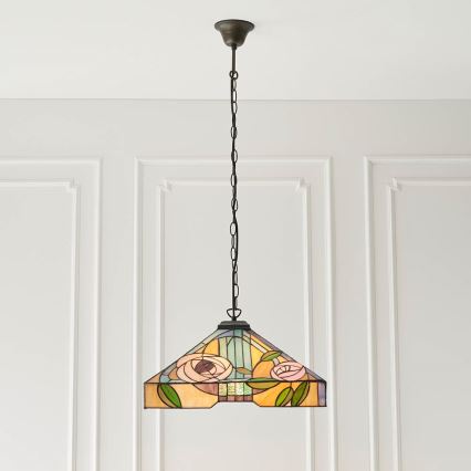 Endon 64384 - Kroonluchter met ketting WILLOW 3xE27/60W/230V