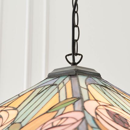 Endon 64384 - Kroonluchter met ketting WILLOW 3xE27/60W/230V