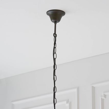 Endon 64384 - Suspension à chaîne Tiffany WILLOW 3xE27/60W/230V