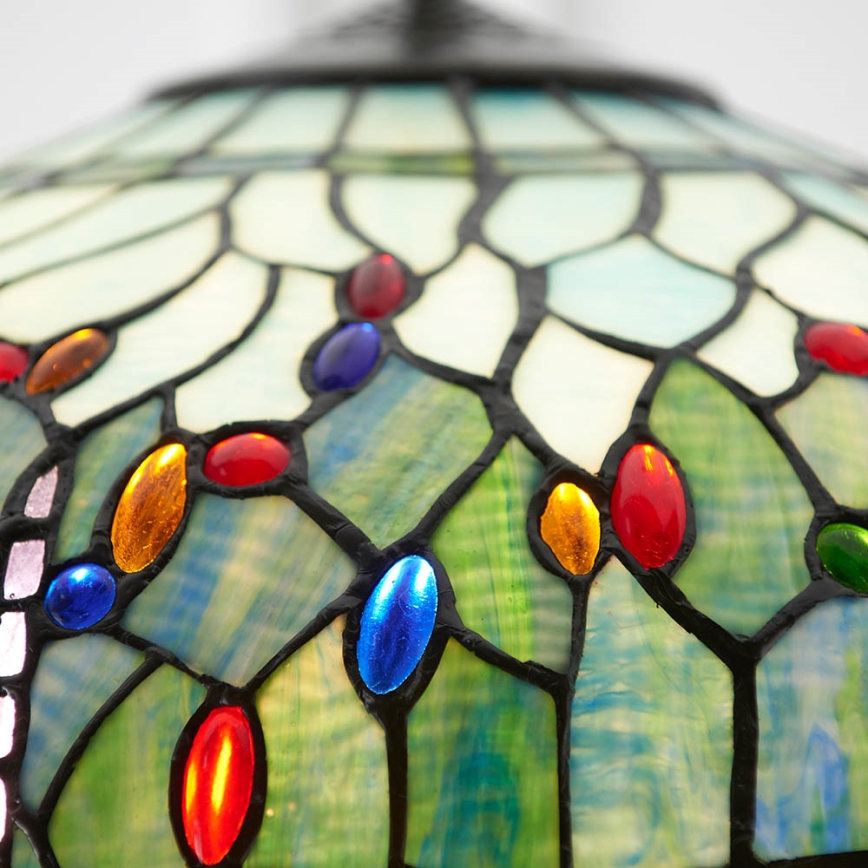 Endon 66148 - Lustre sur chaîne Tiffany DRAGONFLY 3xE27/60W/230V Ø 50 cm