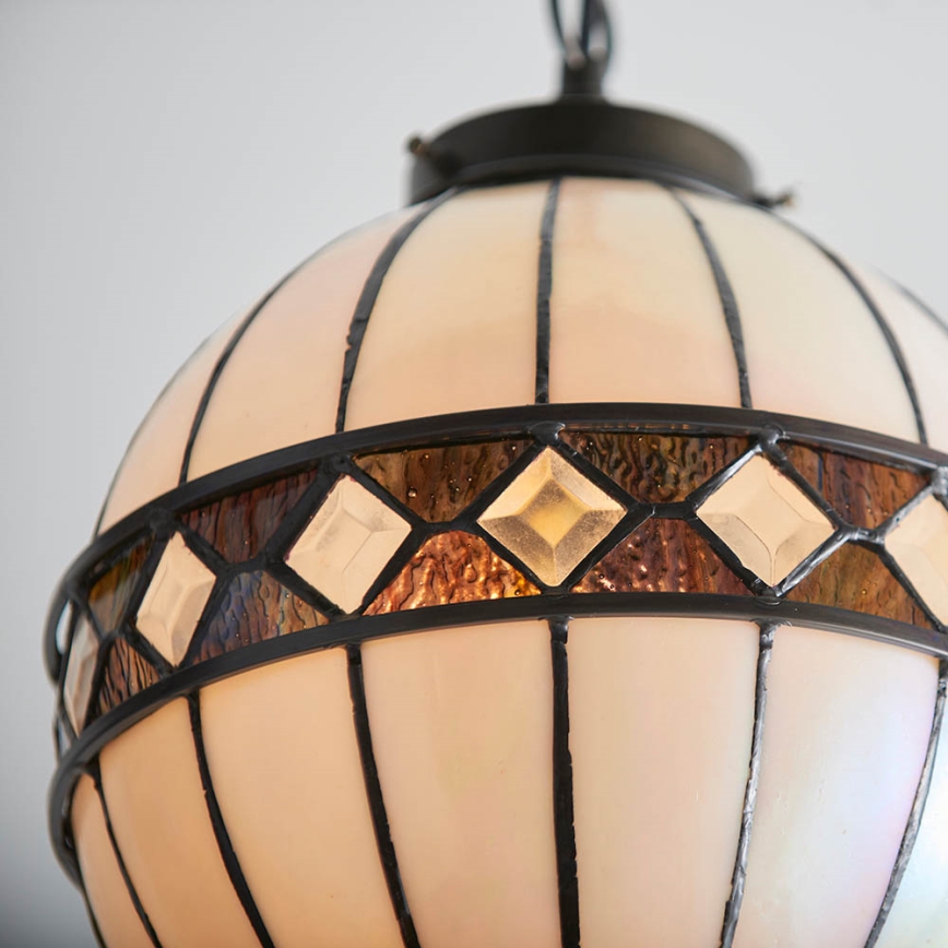 Endon 67044 - Hanglamp aan een ketting FARGO 1xE14/40W/230V diameter 25,5 cm