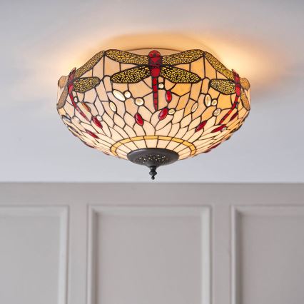 Endon 70723 - Plafonnier LIBELLULE 2xE27/60W/230V d. 41 cm