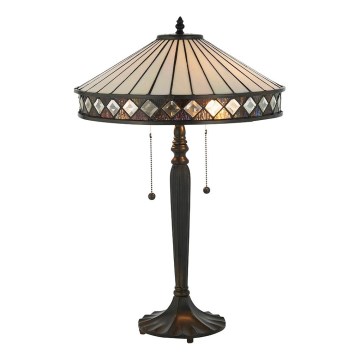 Endon 70935 - Lampe de table FARGO 2xE27/60W/230V d. 41,5 cm