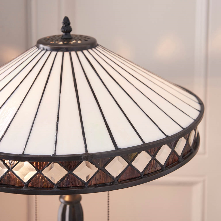 Endon 70935 - Lampe de table FARGO 2xE27/60W/230V d. 41,5 cm