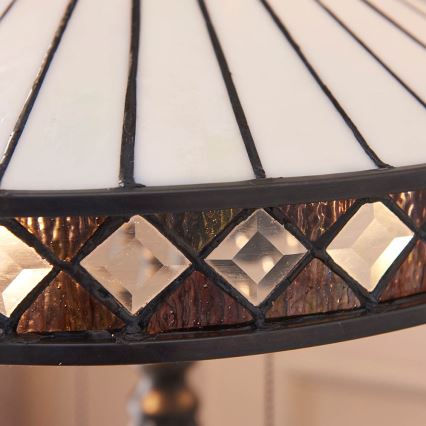Endon 70935 - Lampe de table FARGO 2xE27/60W/230V d. 41,5 cm