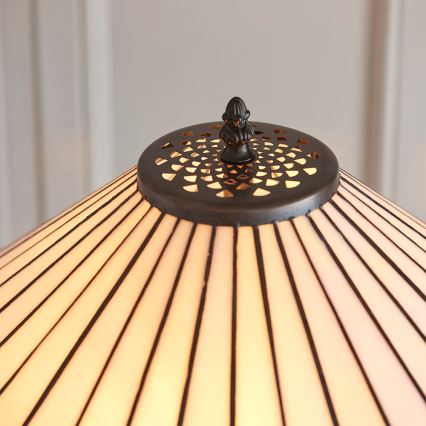 Endon 70936 - Vloerlamp FARGO 2xE27/60W/230V Ø 50 cm