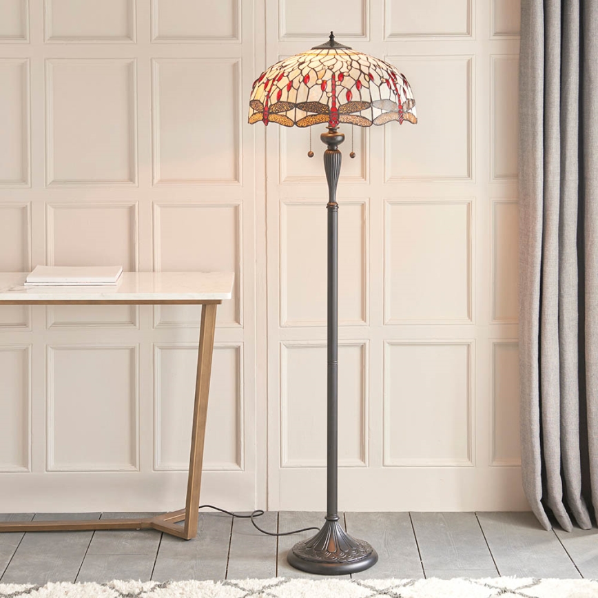 Endon 70940 - Lampadaire DRAGONFLY 2xE27/60W/230V Ø 50 cm