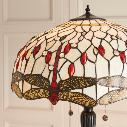 Endon 70940 - Lampadaire DRAGONFLY 2xE27/60W/230V Ø 50 cm