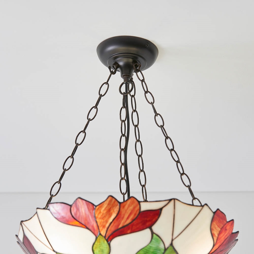 Endon 70946 - Hanglamp aan een ketting BOTANICA 3xE27/60W/230V diameter 45 cm