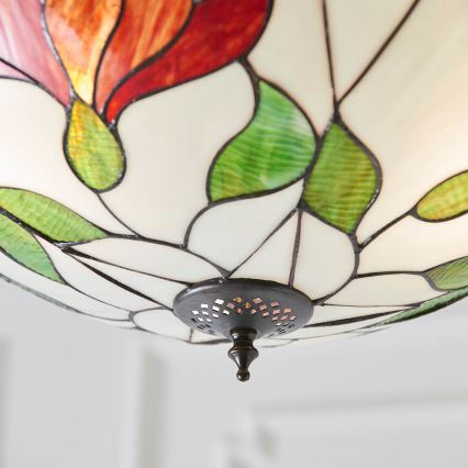 Endon 70946 - Hanglamp aan een ketting BOTANICA 3xE27/60W/230V diameter 45 cm