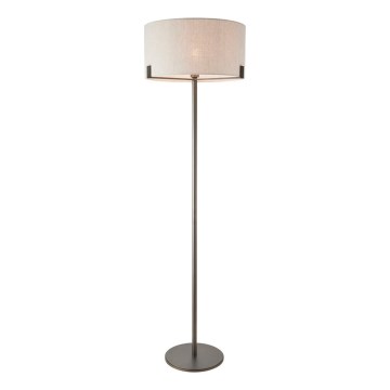 Endon 72634 - Lampadaire HAYFIELD 1xE27/40W/230V marron/gris