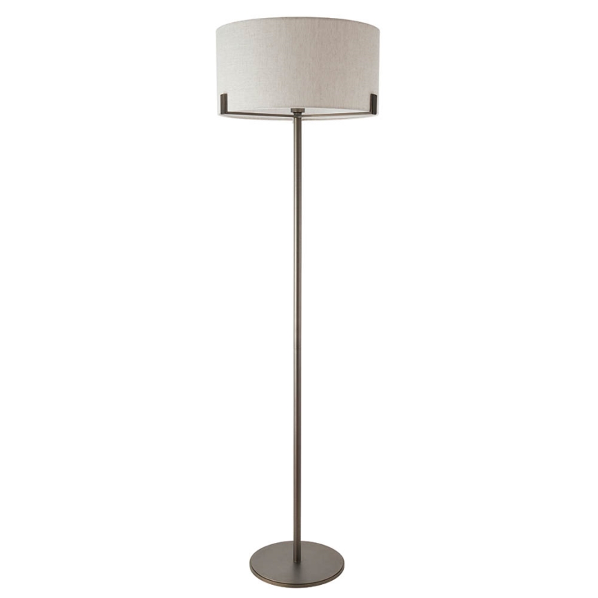 Endon 72634 - Staande Lamp HAYFIELD 1xE27/40W/230V bruin/grijs