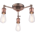 Endon 76124 - Spot HAL 3xE27/10W/230V chrome mat/cuivré