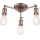 Endon 76124 - Spot HAL 3xE27/10W/230V chrome mat/cuivré