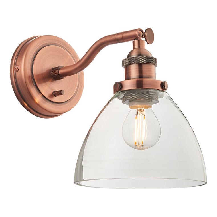 Endon 76334 - Applique spot murale HANSEN 1xE14/40W/230V cuivrée