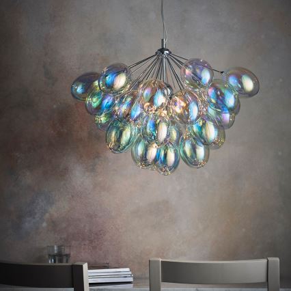 Endon 76450 - INFINITY hanglamp met kabel 6xG9/28W/230V veelkleurig