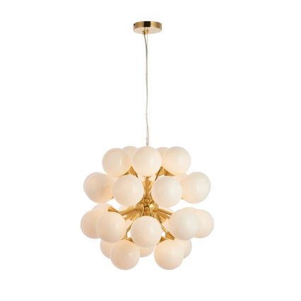Endon 76499 - Hanglamp met kabel OSCAR 28xG9/18W/230V goudkleurig