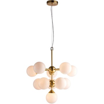 Endon 76500 - Hanglamp aan een koord OSCAR 11xG9/18W/230V messing