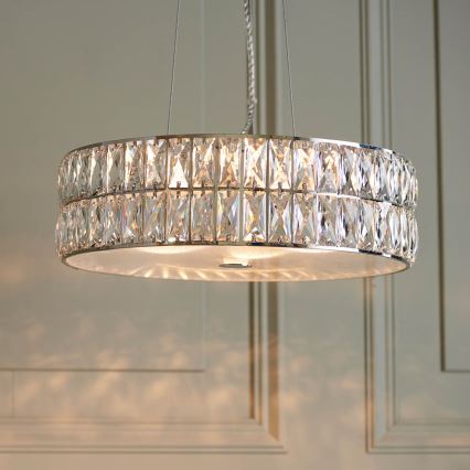 Endon 76513 - Suspension LED sur câble VERINA 5xLED/5W/230V, chrome brillant