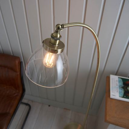 Endon 77860 - Lampadaire HANSEN 1xE27/40W/230V laiton