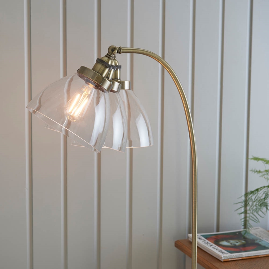 Endon 77860 - Lampadaire HANSEN 1xE27/40W/230V laiton