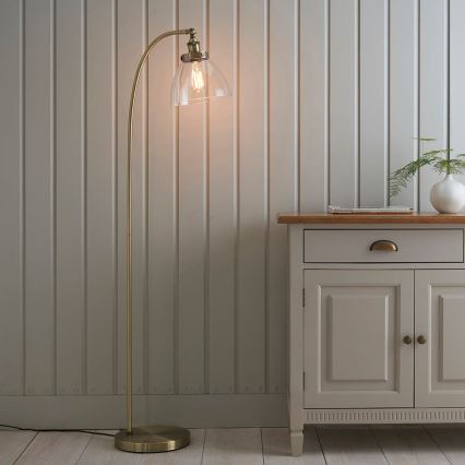Endon 77860 - Staande Lamp HANSEN 1xE27/40W/230V messing