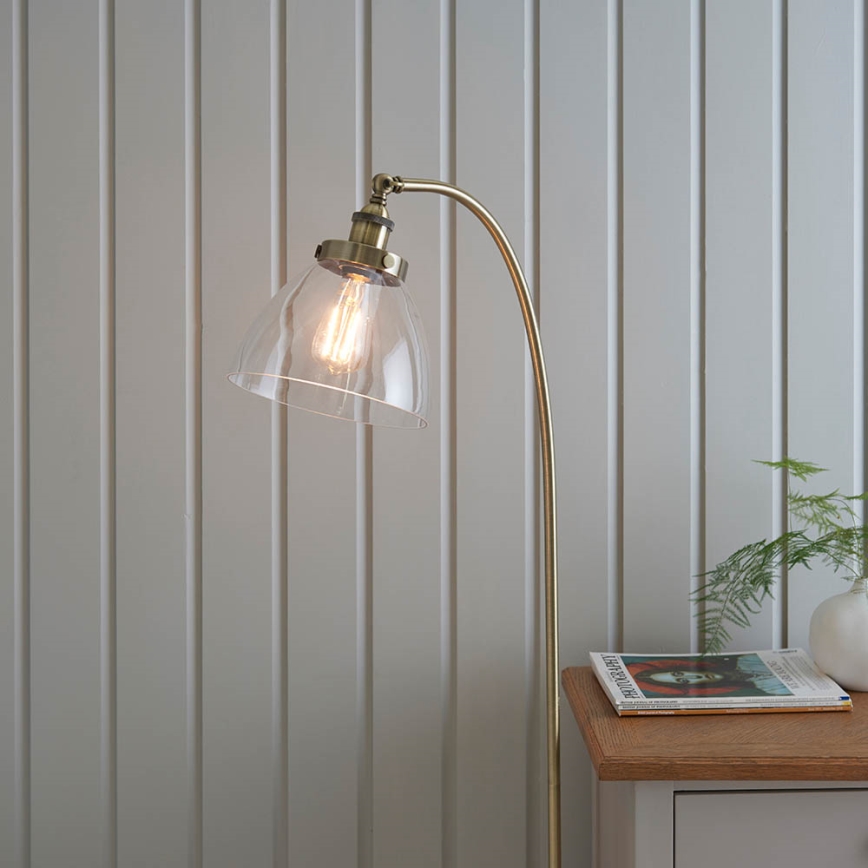 Endon 77860 - Staande Lamp HANSEN 1xE27/40W/230V messing