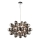 Endon 80124 - Suspension filaire INFINITY 8xG9/28W/230V noir/fumé