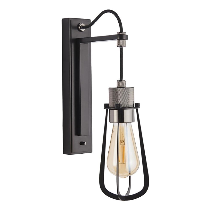 Endon 80950 - Applique murale URBAN 1xE27/6W/230V noir