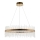 Endon 81908 - LED dimbare hanglamp aan kabel ADRIEL LED/58W/230V 3000K Ø 70 cm goud/helder