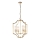 Endon 81914 - Kroonluchter aan ketting EDREA 4xE14/6W/230V messing