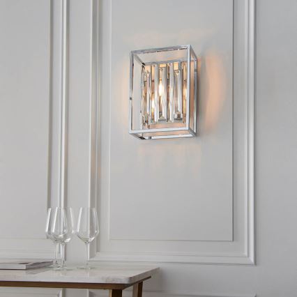 Endon 81932 - Applique murale ACADIA 1xE14/40W/230V chrome brillant