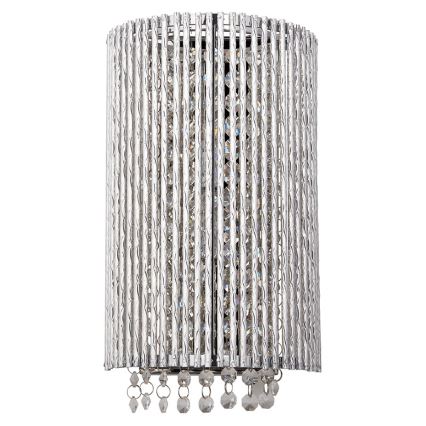 Endon 81978 - Kristallen wandlamp GALINA 2xG9/25W/230V glanzend chroom
