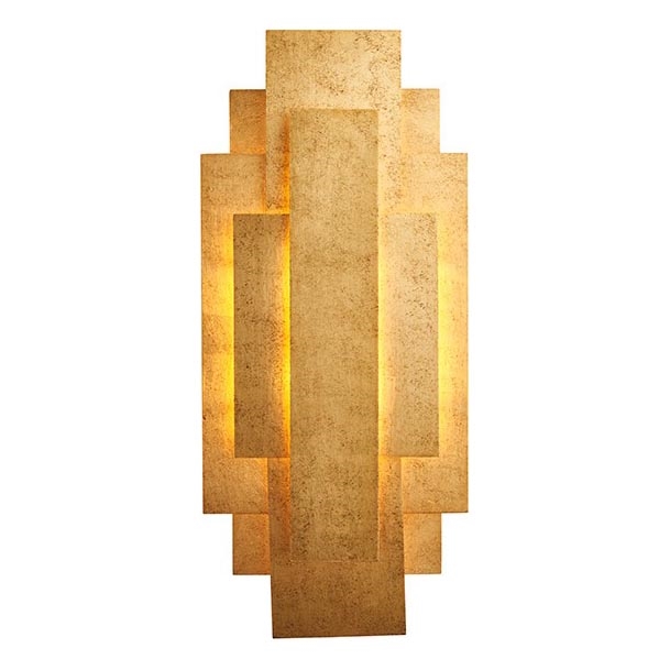Endon 90452 - Applique murale ALZARE 2xG9/3W/230V doré
