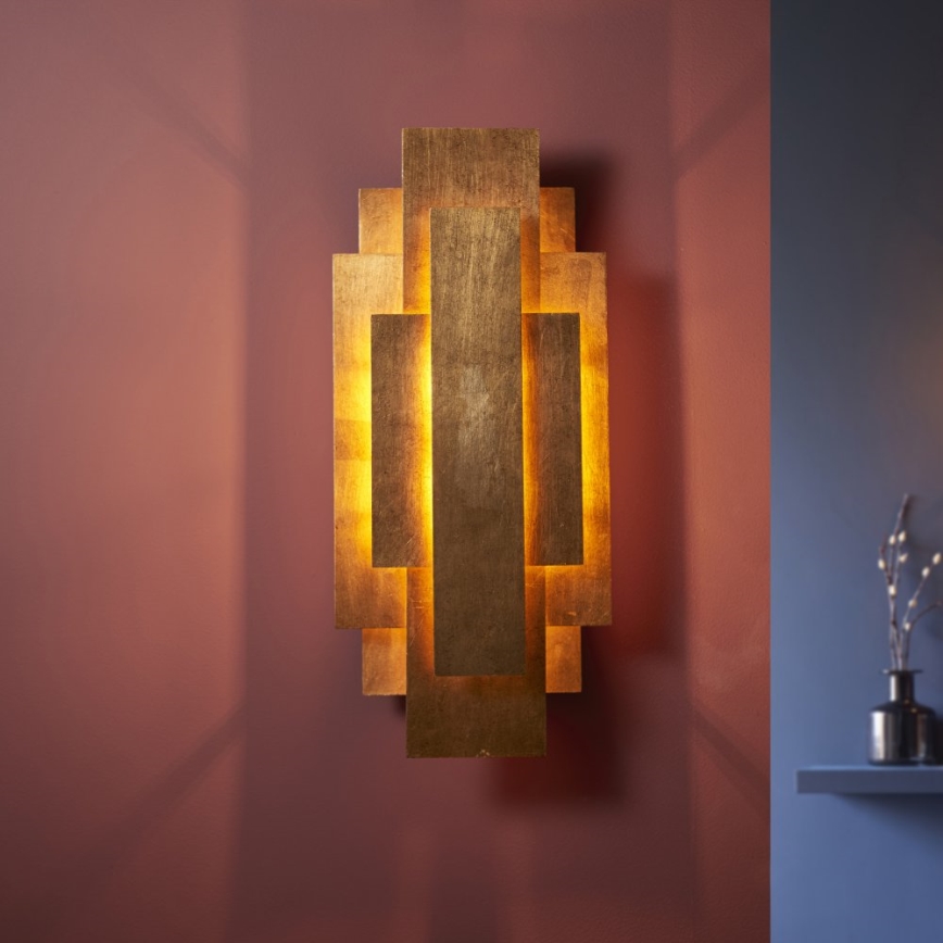 Endon 90452 - Wandlamp ALZARE 2xG9/3W/230V goud