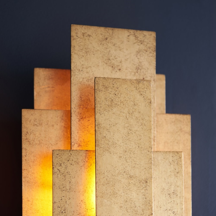 Endon 90452 - Wandlamp ALZARE 2xG9/3W/230V goud