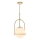 Endon 90844 - Hanglamp ONTARIO met staaf 1xE27/10W/230V messing