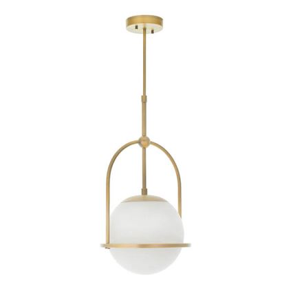 Endon 90844 - Suspension sur tige ONTARIO 1xE27/10W/230V laiton