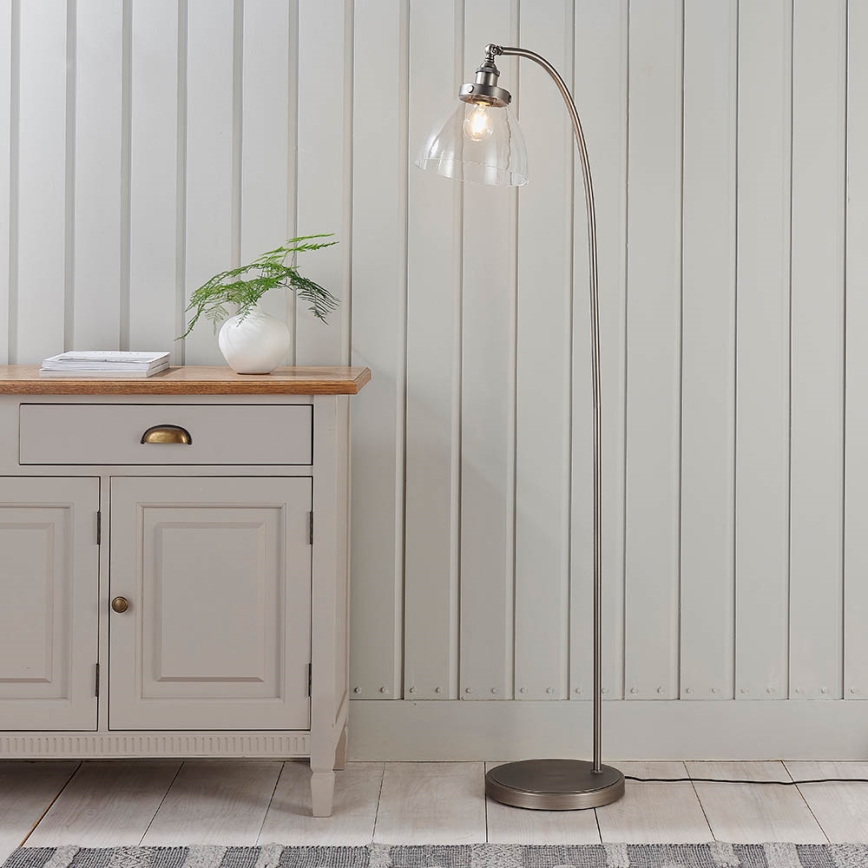 Endon 91741 - Vloerlamp HANSEN 1xE27/40W/230V mat chroom