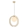 Endon 92488 - Hanglamp aan kabel EMILIO 1xE27/10W/230V goud/wit